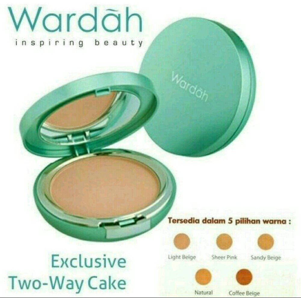 wardah exclusive two way cake